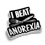 Beat Anorexia Hard Hat Decal