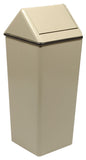 1311Htal-Vv Ergode Swingtop - Small Square Hamper For Lunch & Break Rooms, Rubber Gasket, Powder Coat Finish, 4 Feet, Optional L