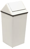 1311Htwh-Vv Ergode Swingtop - Small Square Hamper For Lunch & Break Rooms, Rubber Gasket, Powder Coat Finish, 4 Feet, Optional L