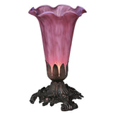 7 High Lavender Pond Lily Accent Lamp