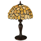 19.5H Agata Yellow Table Lamp