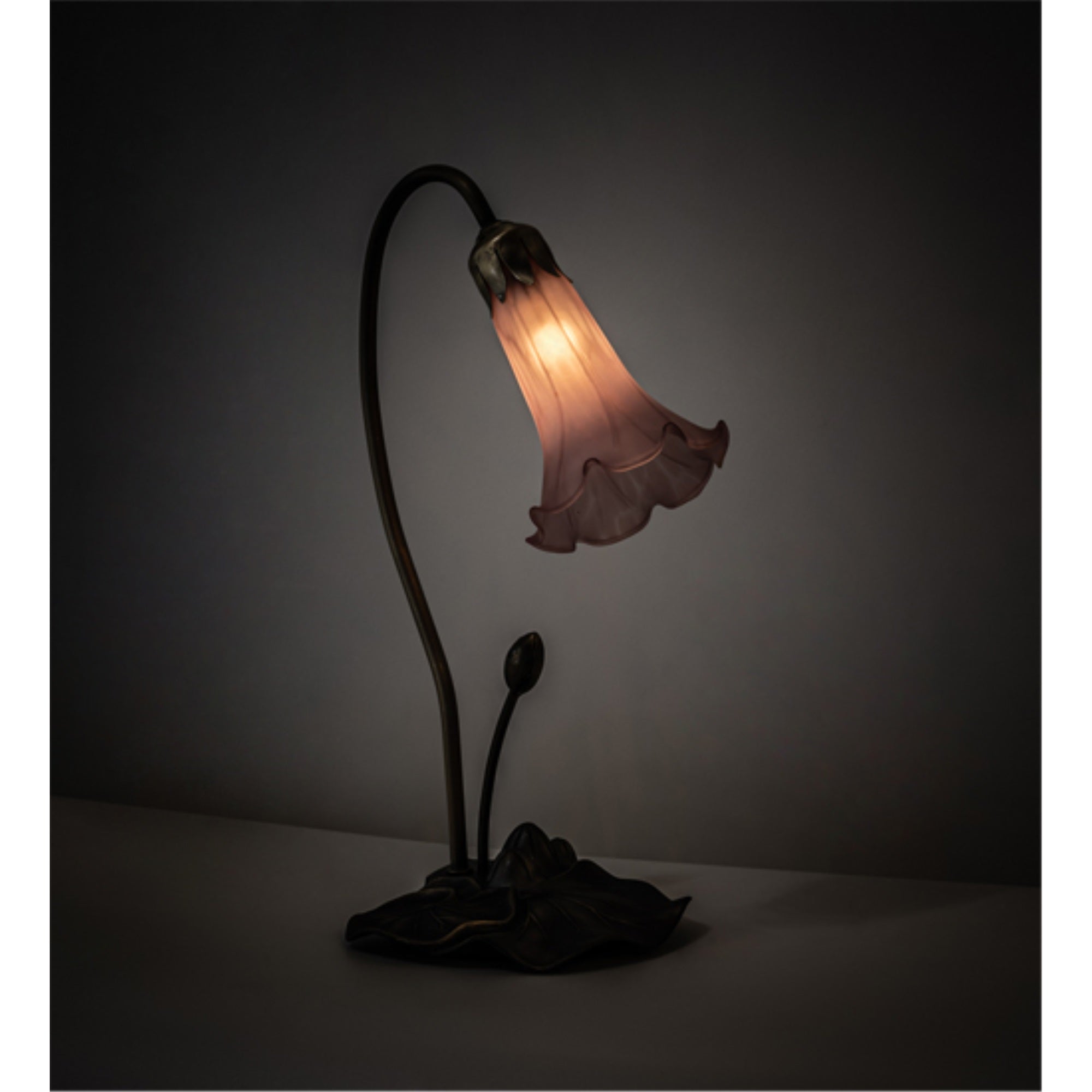 16 High Purple Pond Lily Accent Lamp