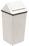 1411Htwh-Vv Ergode Swingtop - Medium-Sized Square Hamper For Hotels, Offices, And Institutions - Swing Top, Rubber Gasket, Pow
