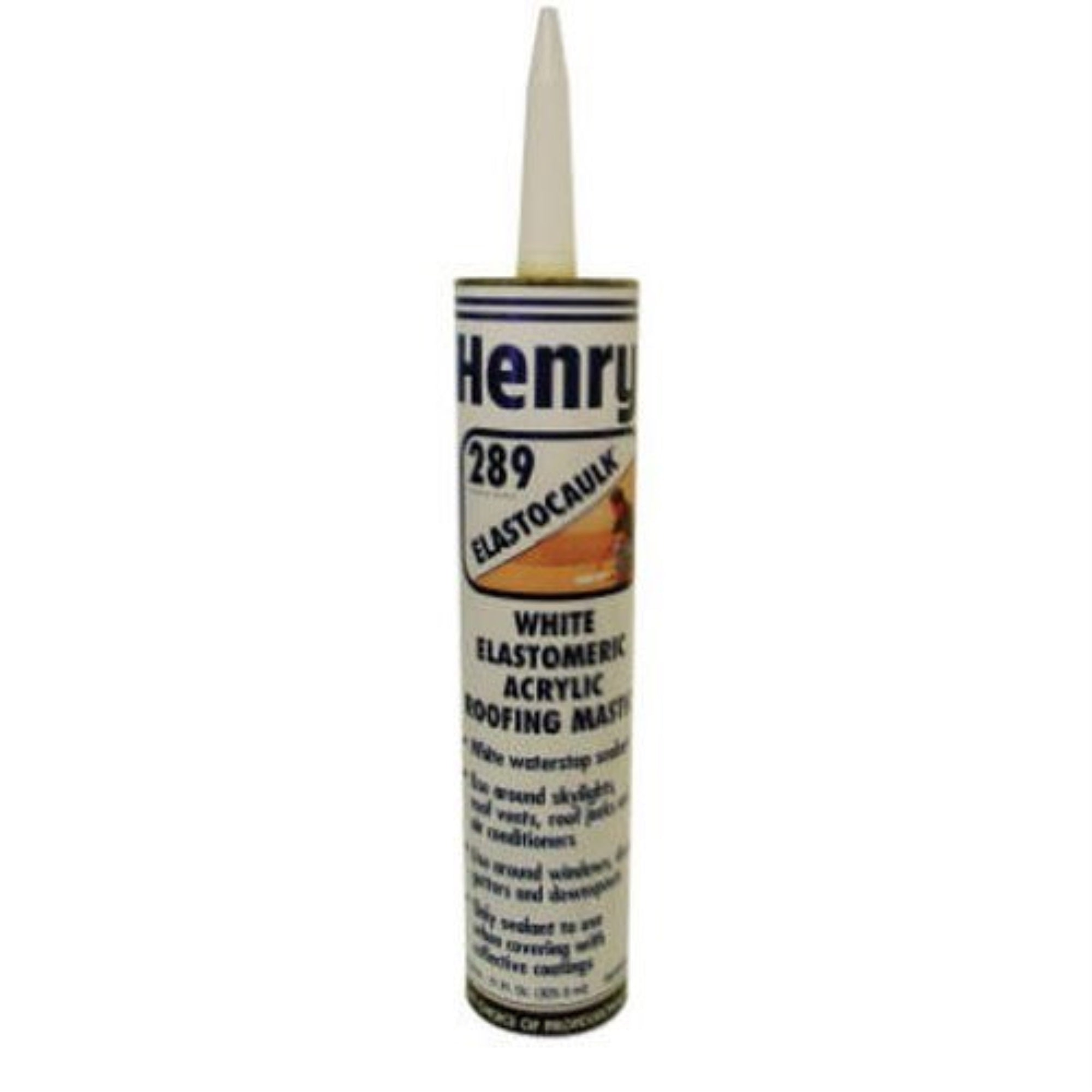 1415553 Wht Roof Sealant 10.1Oz Henry White Acrylic Roof Sealant 10.1 Oz (Pack Of 24)