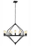 1472 Illumina Collection Pendant Lamp D:39'' H:36'' Lt:12 Bronze Finish
