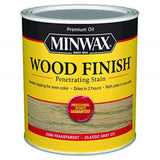 1515048 Stain Minwx Qt Cls Gray Minwax Wood Finish Semi-Transparent Classic Gray Oil-Based Penetrating Wood Stain 1 Qt (Pack Of