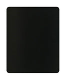 12"W x 8"H Hardback Shallow Drum Lamp Shade Black