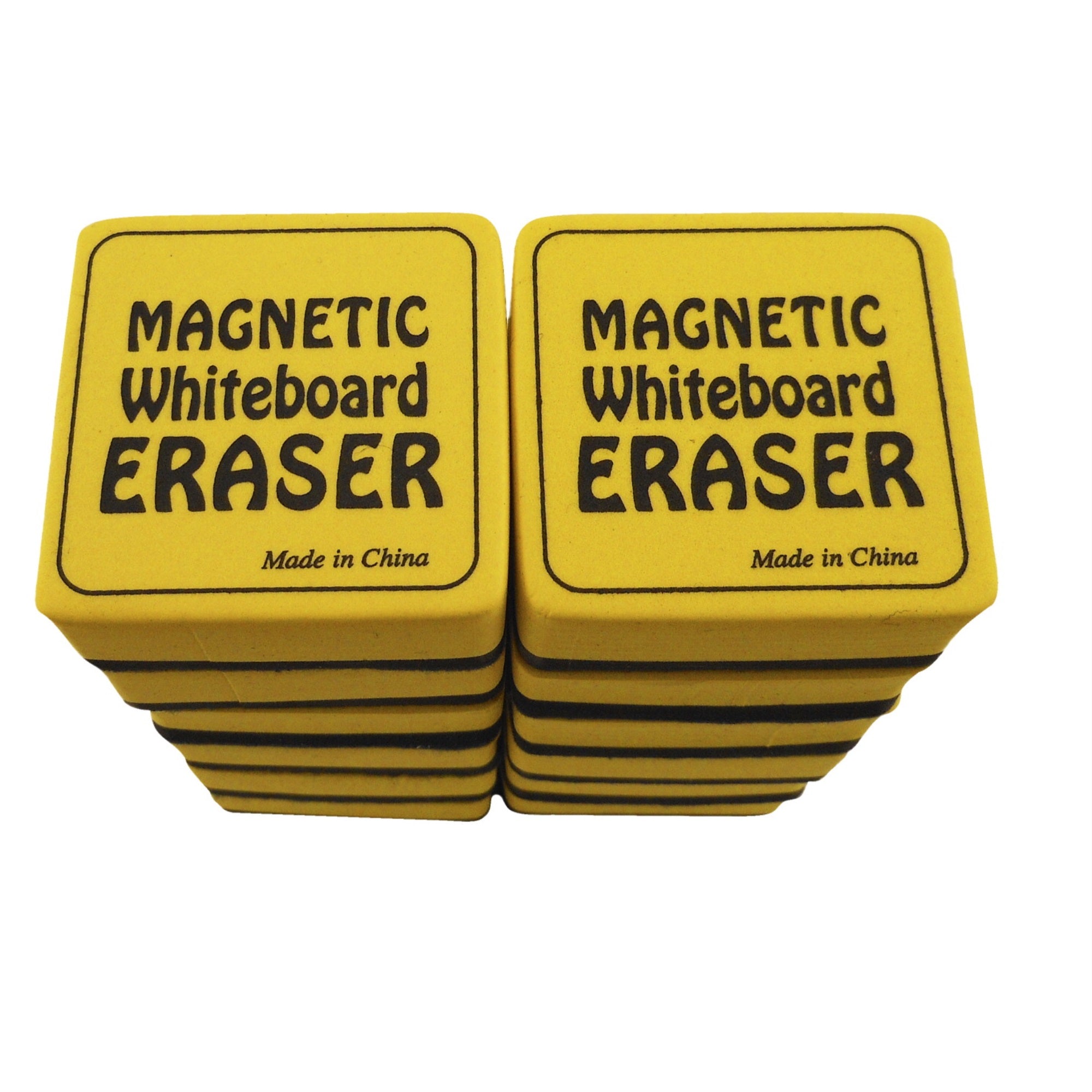 The Classics Magnetic Dry Erase Whiteboard Eraser, 2 X 2 Inches, Pack Of 24