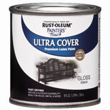 1534361 Ultr Cvr Pnt Gls Bk .5Pt Rust-Oleum Painters Touch Ultra Cover Gloss Black Water-Based Ultra Cover Paint Exterior And In