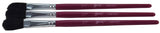 Sax True Flow Oval Wash Camel Hair Easel Brush, 1/2 Inch, Pack Of 3