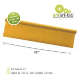 Smart-Fab Opaque Bulletin Board Background, 48 Inches X 24 Feet, Yellow