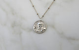 St. Padre Pio Necklace in Sterling Silver