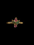 Hyderabadi ruby emerald  ring ( READY TO SHIP )