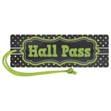 Teacher Created Resources Hall Passes, Magnetic, Chalkboard Brights, Set Of 3