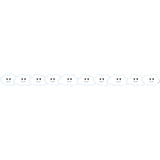 Hygloss Classroom Borders, Clouds, 3 x 36 Inches, Pack of 12