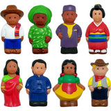 Get Ready Kids Around the World Figures, Multi-Ethnic, 5 Inches, Set of 8