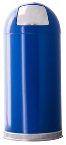 15Dtbl-Vv Ergode Dometop - Push Door Dome Top Receptacle For Hospitality, Healthcare, Restaurants, And Offices. Durable Steel Sh