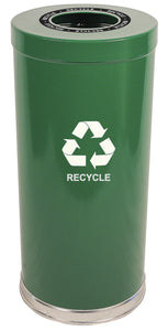 15Rtgn-1H-Vv Ergode Emoti-Can | Stylish & Practical Single Stream Recycling & Waste Disposal Container | Stainless Steel Bottom