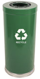 15Rtgn-1H-Vv Ergode Emoti-Can | Stylish & Practical Single Stream Recycling & Waste Disposal Container | Stainless Steel Bottom