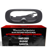 Dodge Dakota (1997-2011) Black Replacement Tailgate Bezel with Backup Camera