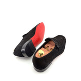 C Collection Suede Loafer - Black
