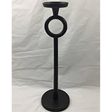 13''H Metal Candle Holder, Black