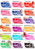 Clara Color - Full Cover Gel Tips - #03 Medium Stiletto 550pcs