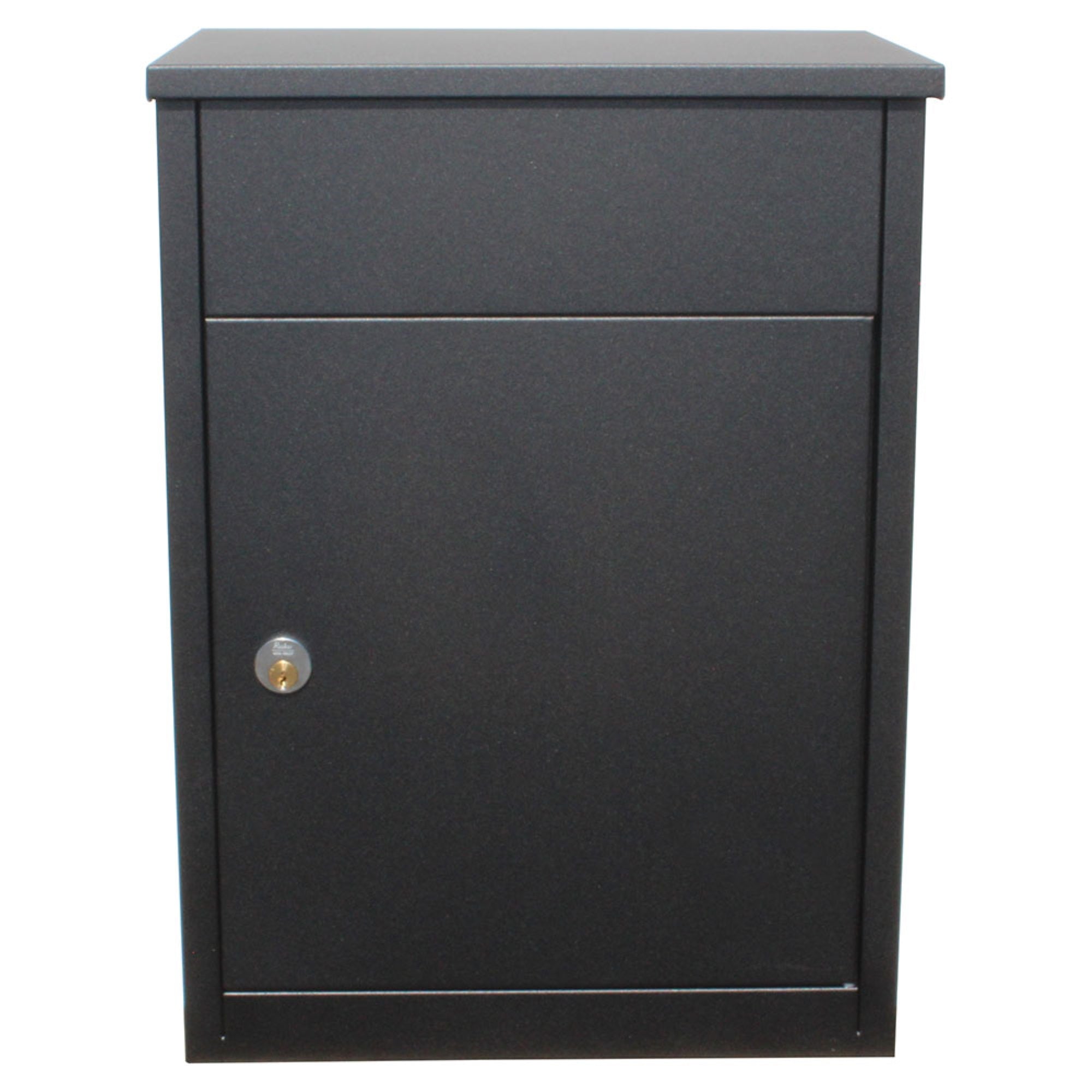 Allux Series Mailboxes Allux 500 (Wall Mount Mail/Parcel Box) In Black Color