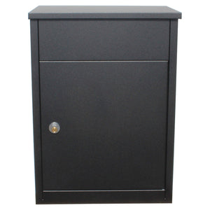 Allux Series Mailboxes Allux 500 (Wall Mount Mail/Parcel Box) In Black Color