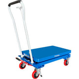 Global Industrial Mobile Scissor Lift Table 1650 Lb. Cap. - Single Scissor - 39 X 20 Platform