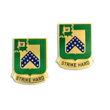 Army 16th Cavalry Regiment Unit Crest (pair)