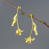 Shiny Flower Earrings