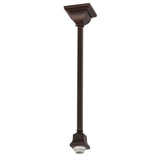 4.5Sq Mahogany Bronze Pendant Hardware