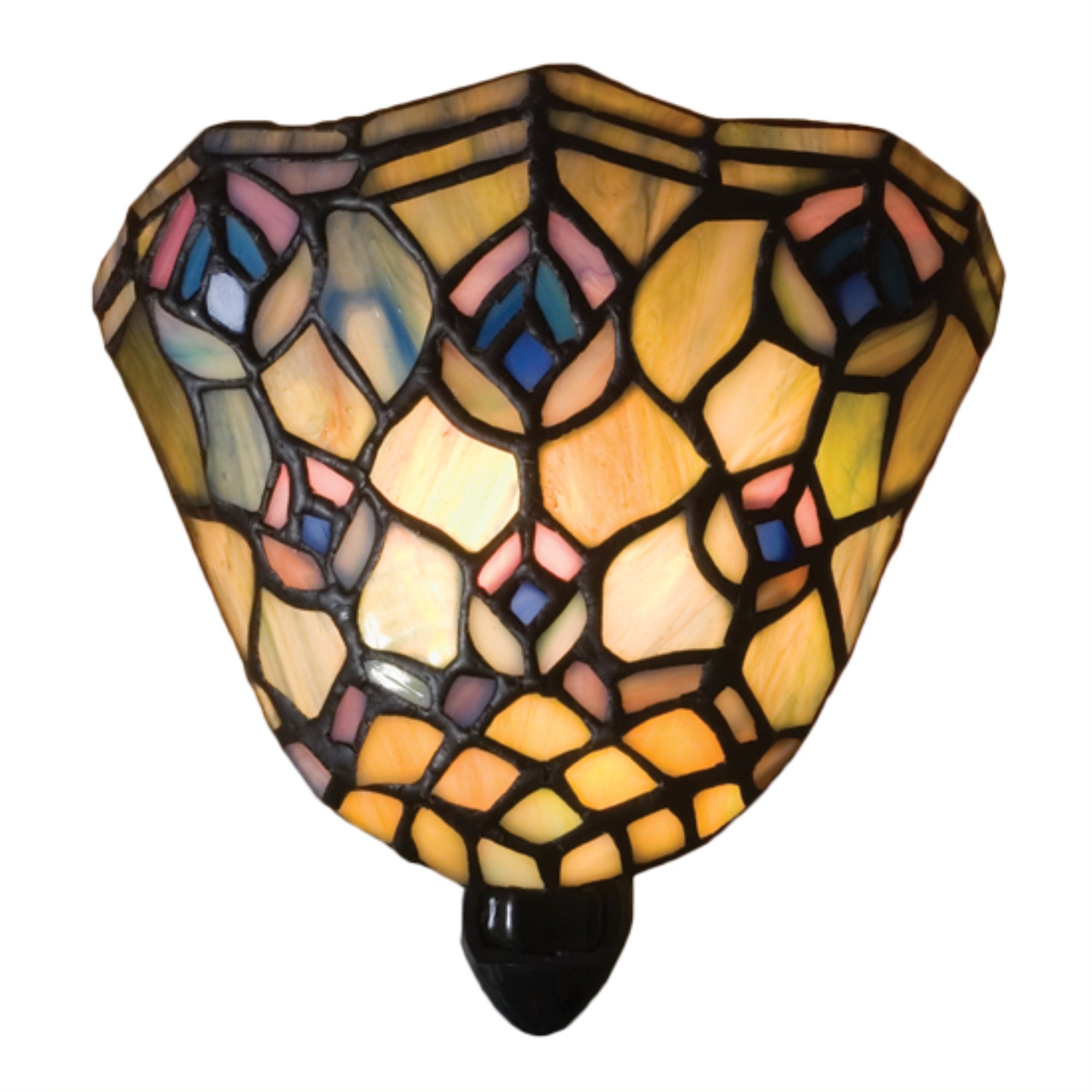 5.75W Tiffany Peacock Feather Night Light