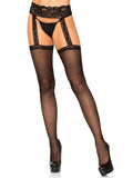 Sheer Thi-Hi W/Lace Garter Bel