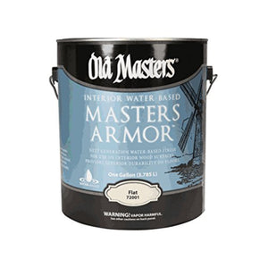 1767813 Masters Armor Flat 1Gal Old Masters Masters Armor Flat Clear Water-Based Floor Finish 1 Gal (Pack Of 2)