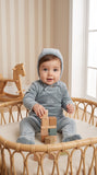 Rocking horse footie - velour