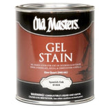 1792399 GEL STAIN SPNSH OAK .5PT Old Masters SemiTransparent Spanish Oak OilBased Alkyd Gel Stain 0.5 pt (Pack of 6)