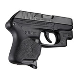 Hogue Hall Hybrid Ruger Lcp Crimson Trace Button Grip Sleeve Black