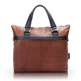 U Series | EASTWARD | 15 Leather, TwoTone, Laptop & Tablet Briefcase Brown