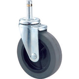 Nexel® Ca4S4 (4) Swivel Stem Casters 4 Rubber Set Of (4) 500 Lb Capacity