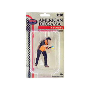 'Detail Masters'' Figure 4 (Buff & Wax) For 1/18 Scale Models By American Diorama