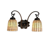 14.5W Terra Bone 2 Lt Wall Sconce