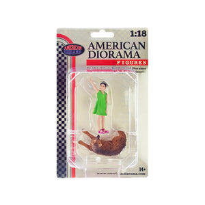 'Figure18 Series 1'' Figure 703 Set Of 2 Pieces For 1/18 Scale Models By American Diorama