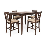 Walnut Creek 5 Pack - Counter Height Table With 4 Stools