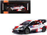 Toyota GR Yaris Rally1 Hybrid #33 Elfyn Evans Scott Martin Winner Rally Finland (2023) 1/18 Diecast Model Car by IXO Models