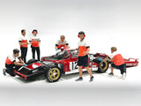 Race Crew 6 piece Figure Set for 1/24 Scale Models by American Diorama