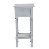 Baxton Studio Gellert Classic And Traditional Grey Finished Wood 1-Drawer End Table
