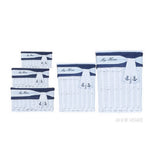 Anne Home - Set Of 5 Rectangular Willow Storage Baskets In Several Sizes