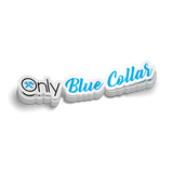Only Blue Collar - Hard Hat Decal